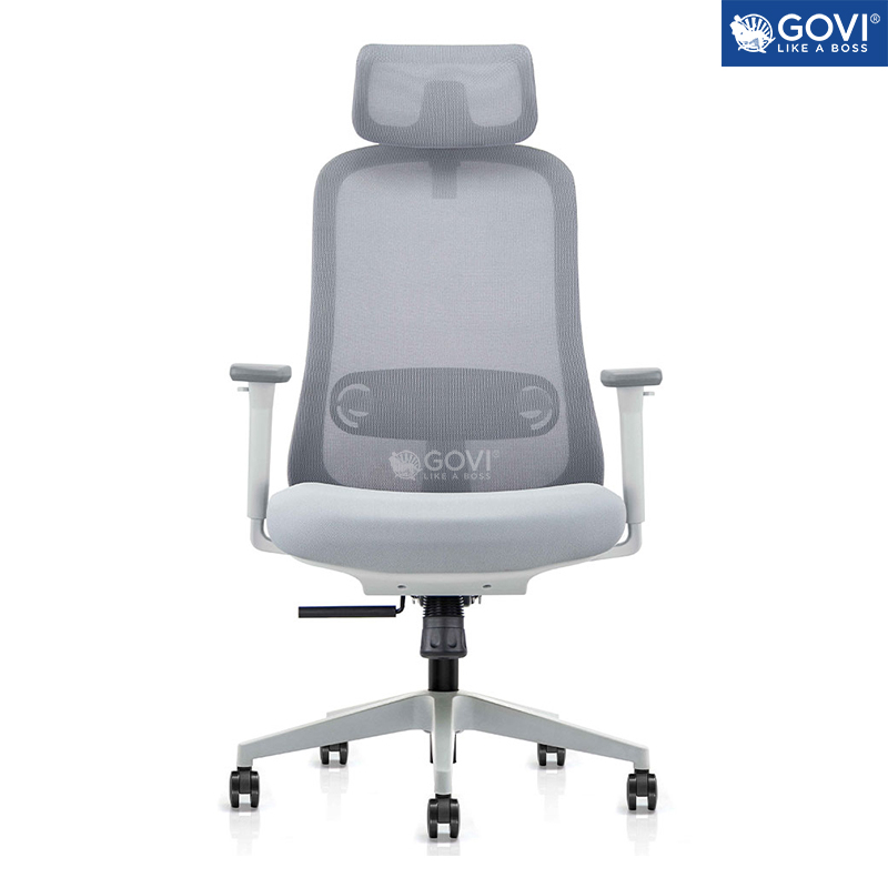 Ghế công thái học Ergonomic GOVI Felix 6232A - Tựa đầu điều chỉnh độ cao, tựa tay 3D nâng hạ, mâm ghế ngả 135 độ