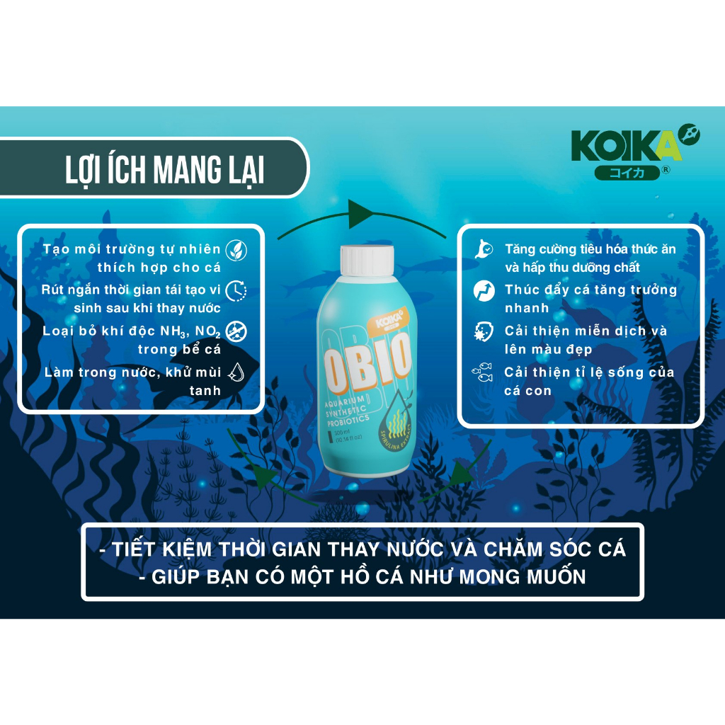 Vi Sinh Koika OBIO 300ml