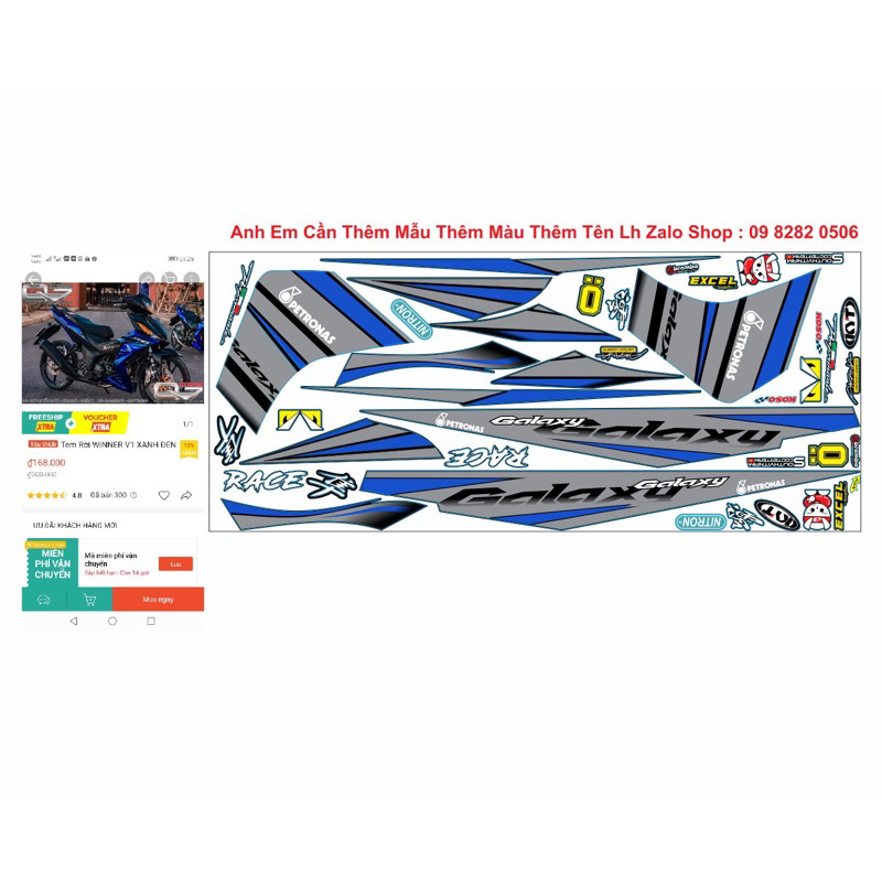 TEM CHẾ GALAXY SYM