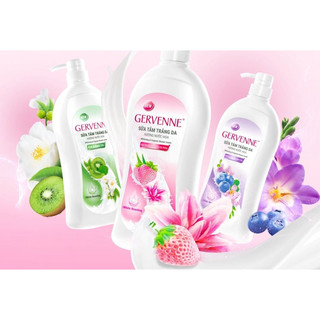 Sữa tắm gervenne trắng da hương nước hoa 900g