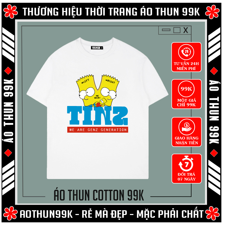TINZ - Thương hiệu thời trang đang 'làm mưa làm gió' trên Shopee với áo phông cotton form rộng - TINZ0011U