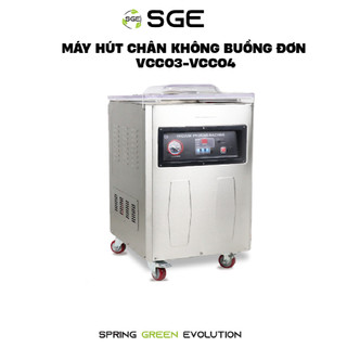 Máy Hút Chân Không Buồng Công Nghiệp SGE VCC03 Hàn Hút Mọi Thực Phẩm - Tặng Túi Hút Chân Không