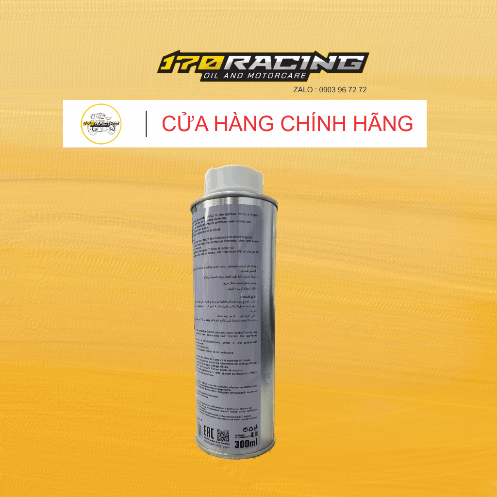 Mua 1 phụ gia tặng 1 ca  đong định lượng - Phụ gia nhớt OSCAR - Oil aditive Treatmanet + MOS2 300ml - hàng chính hãng