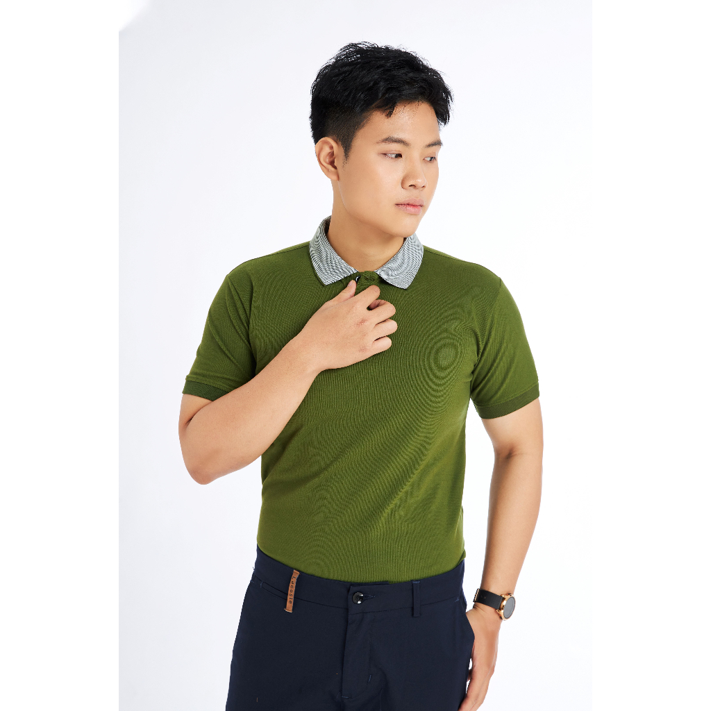 Áo Thun Polo Nam THE BASIC áo thun cổ bẻ  chất cotton co giãn cao cấp , thấm hút mồ hôi - BBXR004