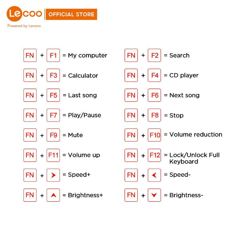 Bàn phím cơ gaming Lecoo GK302, hiệu ứng LED RGB chơi game cho máy tính