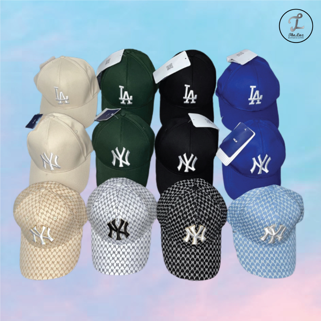 Mũ Nón Lưỡi Trai LA NY MLB Nam Nữ Xịn, Khóa Nón Kết M.L.B Dập Chìm, Full Tem, Form Mềm THE LAZ