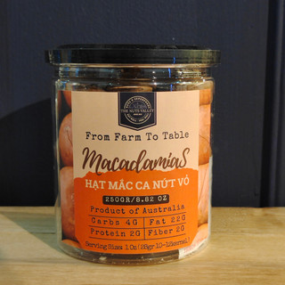 Hạt Macca Nứt Vỏ-ROASTED MACCADAMIA INSHELL