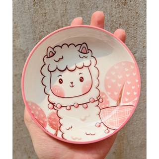 Đĩa ăn sứ/ Chén ăn sứ hình cừu cho hamster