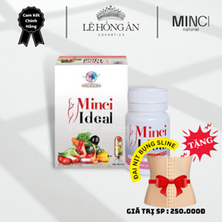  Viên Uống Hỗ Trợ Giảm Cân Minci Ideal Magiccurves Lọ 40 Viên Tặng Kèm Đai Sline   được chọn size   
