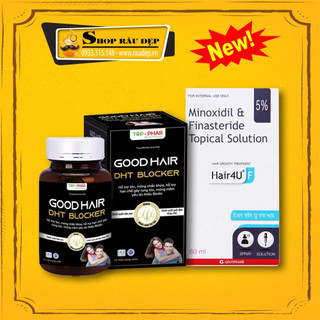  Combo - Hỗ Trợ Tóc Mọc Nhanh Hair 4U F + DHT Good Hair