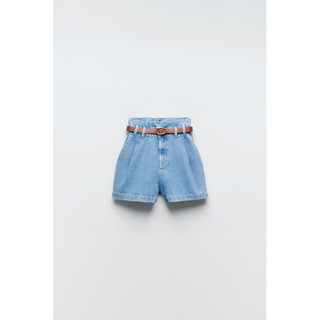 Quần short bò kèm đai Zara Authentic (3 màu)