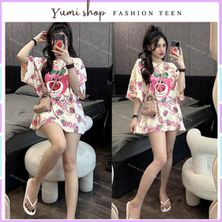 Áo phông nữ form rộng hình gấu màu hồng cực cute, áo thun nữ màu hồng dễ thương mẫu mới hot hit