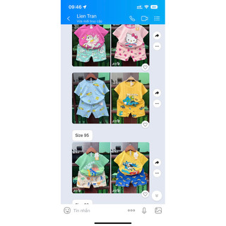 Combo bộ cộc tay cho bé 8-33kgp