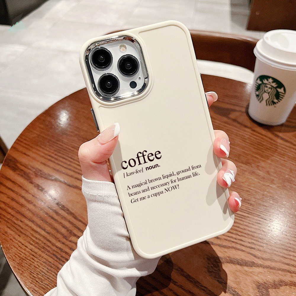 Ốp Điện Thoại Mềm Coffee Cho iPhone 7Plus 8Plus XR 11 12 13 14 Pro MAX 6 6S 14 Plus X XS MAX SE 2020 sg1014