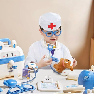 Đồ chơi bác sĩ y tá cho bé, đồ chơi y tế giả lập nhiều dụng cụ