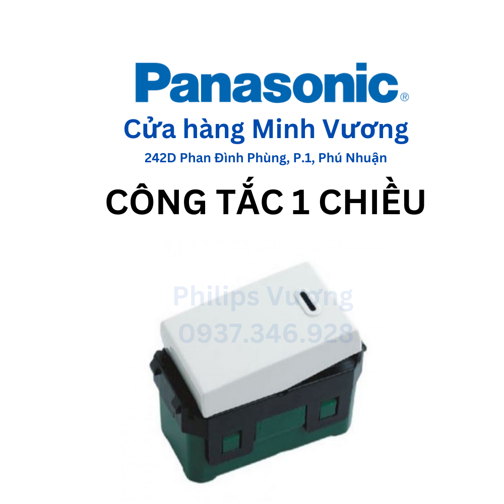 Công tắc Panasonic dòng WIDE màu trắng