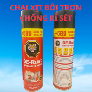 Chai xịt chống rỉ sét de-rust 358g