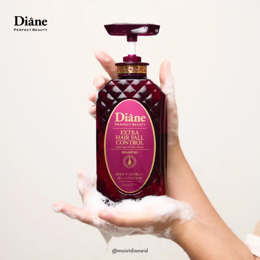 Combo gội xả kiểm soát tóc rụng Moist Diane Extra Hair Fall Control 450mlx2