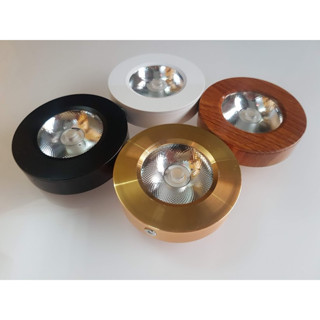 Đèn Led ốp trần nổi 5W tròn, 220v, ốp tủ quần áo, tủ bếp, tủ trưng bầy