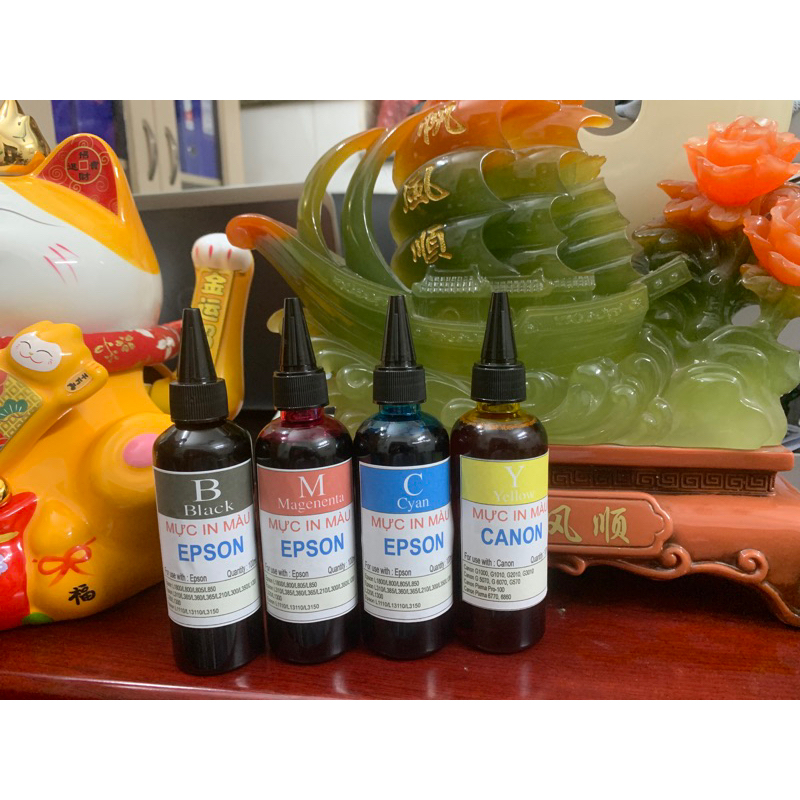 🎊🎊 Mực máy in phun Epson Dùng cho máy in Epson L1110/ L3110/L3150/L3250/ L1250/ L3210/ L1210🎊🎊