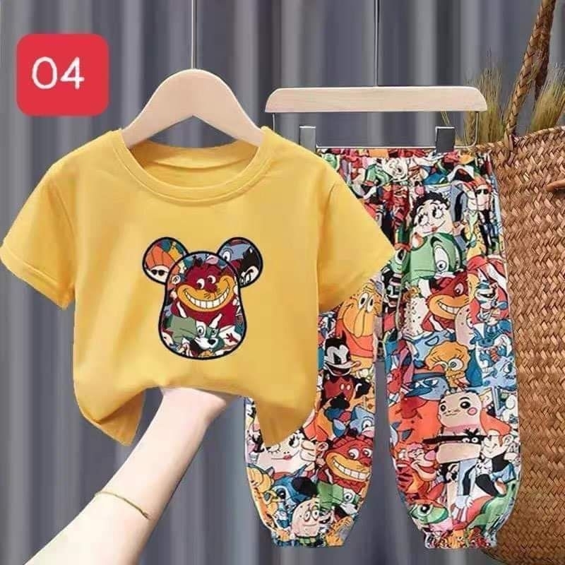 Sét bộ phối họa tiết