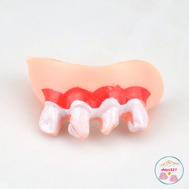 Hàm Răng Giả Mềm Hóa Trang Halloween răng nanh giả răng vẩu