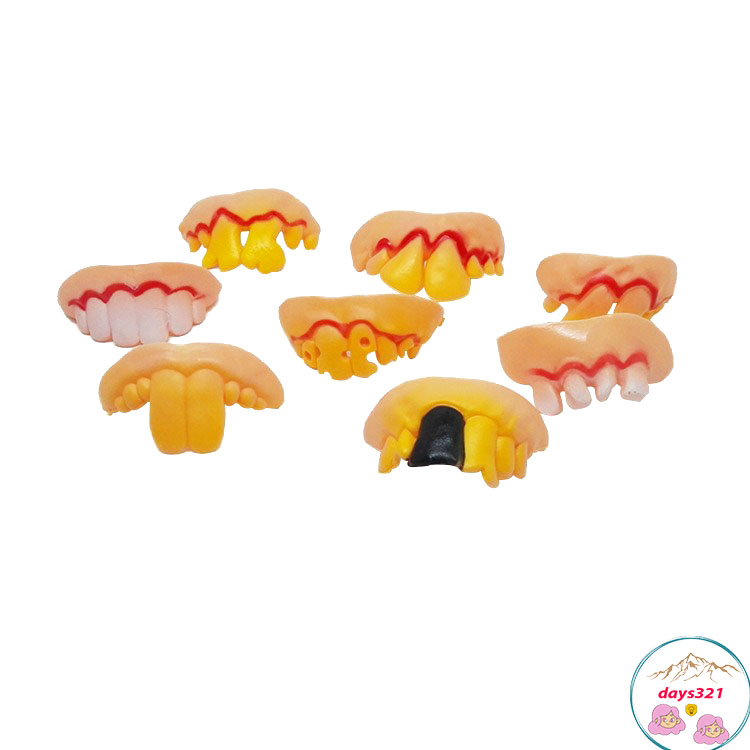 Hàm Răng Giả Mềm Hóa Trang Halloween răng nanh giả răng vẩu
