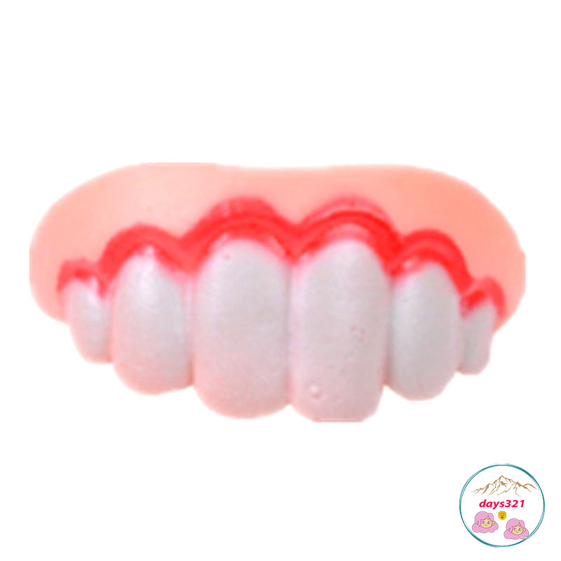 Hàm Răng Giả Mềm Hóa Trang Halloween răng nanh giả răng vẩu