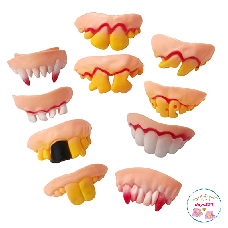 Răng Nanh Giả Hóa Trang Ma Cà Rồng răng vẩu giả troll quay video tiktok