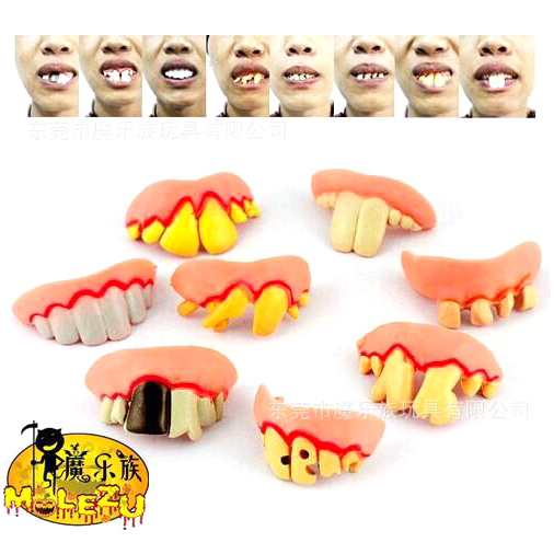 Răng Nanh Giả Hóa Trang Ma Cà Rồng răng vẩu giả troll quay video tiktok