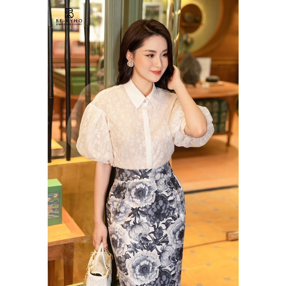 Chân váy hoa phù dung BE-KYHO