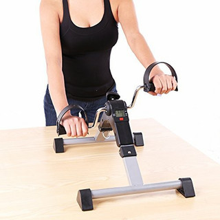 Bàn đạp tập chân, tay mini cycle có kháng lực phục hồi chức năng sau tai biến, bh 1 năm