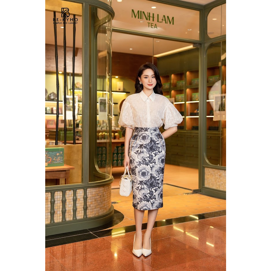 Chân váy hoa phù dung BE-KYHO