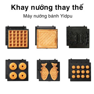 Khay nướng thay thế cho máy nướng bánh mì làm bánh waffle Yidpu nhiều mẫu nhiều hình