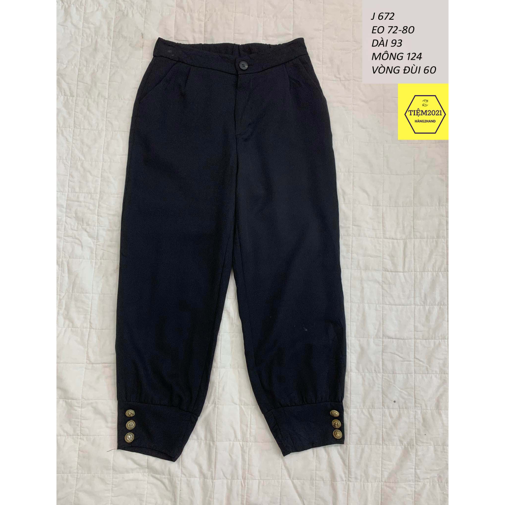 J672 Quần Jogger bo gấu phong cách trẻ trung, năng động dễ phối đồ hàng 2hand TIEM2021