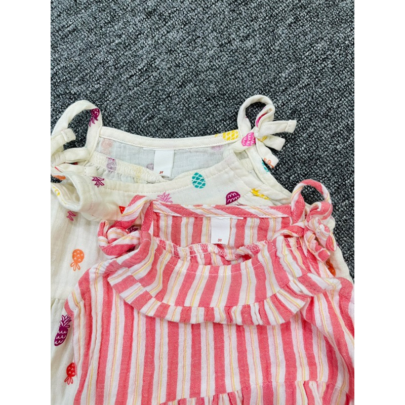 ĐẦM DÂY MUSLIN DƯ XỊN BÉ GÁI