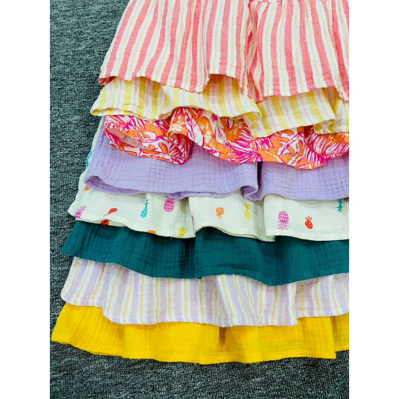 ĐẦM DÂY MUSLIN DƯ XỊN BÉ GÁI