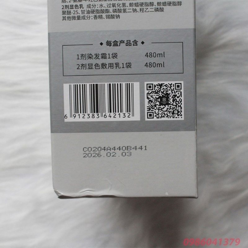 Nhuộm đen bền màu, nhuộm đen Grace mẫu mới