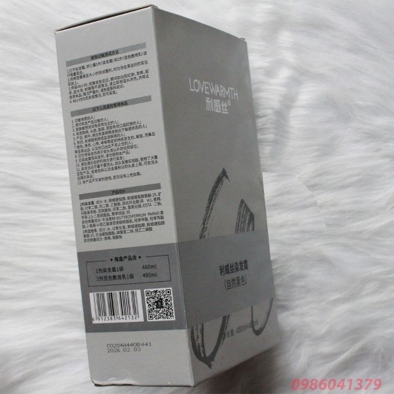 Nhuộm đen bền màu, nhuộm đen Grace mẫu mới