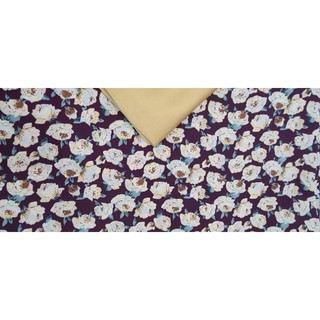 Vải lụa may áo dài hoa nhí (1 áo, 1 quần)