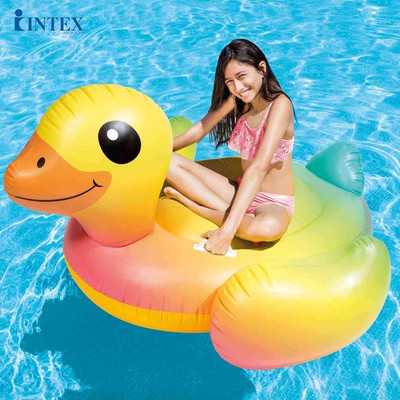 Phao bơi vịt vàng thiếu niên INTEX 57556