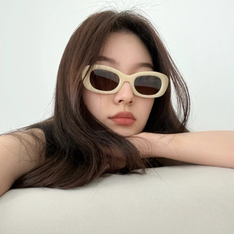 Kính râm TAMBU chống tia UV dáng vuông hàn quốc trendy Jelly Eyewear