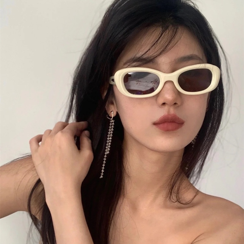 Kính râm TAMBU chống tia UV dáng vuông hàn quốc trendy Jelly Eyewear