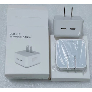 Bộ sạc nhanh pd 35w 2 cổng ra type c pd ổn định, dành cho ip 11 đến 14 pro max