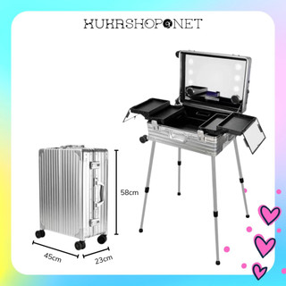 VALI MAKEUP siêu tiện dụng dành cho Makeup Artist có đèn cảm ứng có loa 58cm23cm