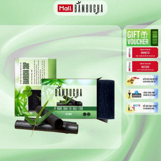 Xà phòng than tre hoạt tính hương bạc hà Bambucha 100 gram