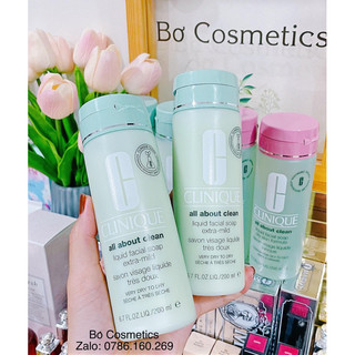 Clinique Sữa Rửa Mặt All About Clean Liquid Facial Soap 200
