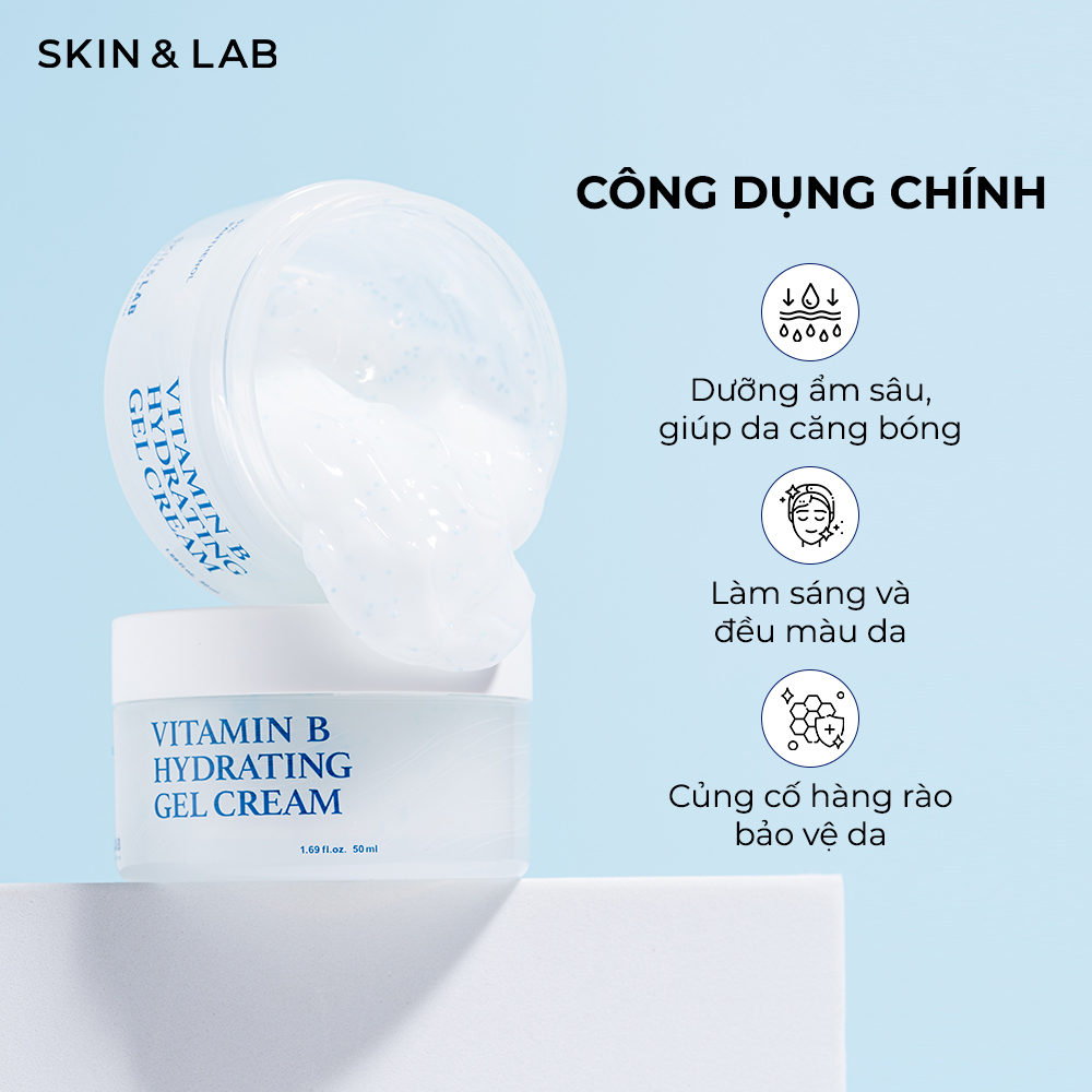 Kem Dưỡng Ẩm Dạng Gel SKIN&LAB Vitamin B Hydrating Gel Cream 50ml