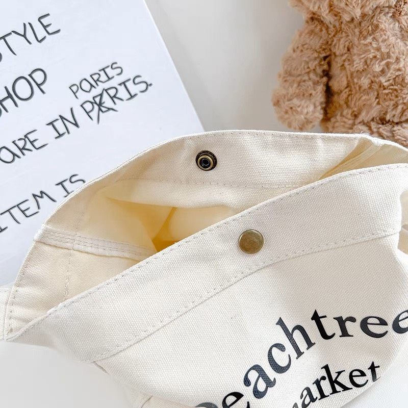 Túi Xách Đeo Chéo Phong Cách Hàn Quốc Cho Bé Trai Bé Gái, Chất Liệu Vải Canvas Mềm Mại, Phù Hợp Đi Chơi - XUDOO KIDS