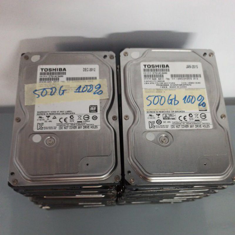 Ổ Cứng Máy Tính Bàn 500Gb HDD 3.5" Like New Sức Khỏe Good 100% Tặng Dây Sata Hàng Tháo Máy Chính Hãng